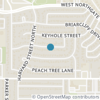Map location of 2616 Burning Tree Lane, Irving, TX 75062