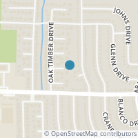 Map location of 800 Woodberry Court, Euless, TX 76039