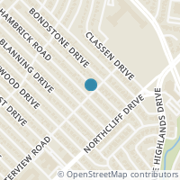 Map location of 570 Hambrick Road, Dallas, TX 75218