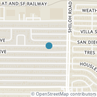 Map location of 2723 Costa Verde Drive, Grand Prairie, TX 75054