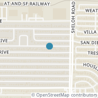 Map location of 2719 Costa Verde Drive, Grand Prairie, TX 75054