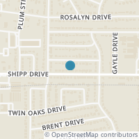 Map location of 5725 Shipp Drive, Watauga, TX 76148