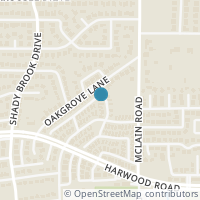 Map location of 3021 Matterhorn Dr, Bedford TX 76021