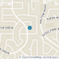 Map location of 4104 Vincent Terrace, Haltom City, TX 76137