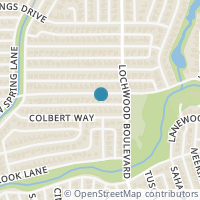 Map location of 11022 Fernald Avenue, Dallas, TX 75218