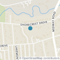 Map location of 4200 Shorecrest Dr, Dallas TX 75209