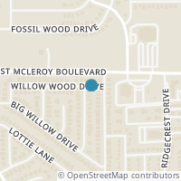 Map location of 109 Blue Wood Drive, Saginaw, TX 76179