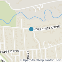 Map location of 4104 Shorecrest Drive, Dallas, TX 75209