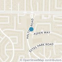 Map location of 4301 Aspen Way, Haltom City, TX 76137