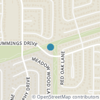 Map location of 2833 Cummings Drive, Bedford, TX 76021
