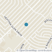 Map location of 454 Clearfield Dr, Garland TX 75043