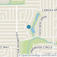 Map location of 11964 Midlake Drive, Dallas, TX 75218