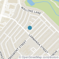 Map location of 7012 Wakefield Street, Dallas, TX 75231