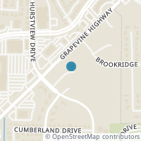 Map location of 424 Lynndale Court, Hurst, TX 76054