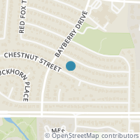Map location of 4017 Chestnut Street, Fort Worth, TX 76137