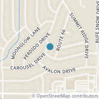 Map location of 6448 Carousel Dr, Watauga TX 76148