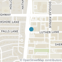 Map location of 5909 Luther Ln #2202, Dallas TX 75225