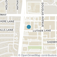 Map location of 5909 Luther Lane #2203, Dallas, TX 75225