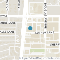 Map location of 5909 Luther Lane #2000, Dallas, TX 75225