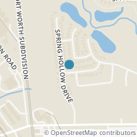 Map location of 404 Brookhollow Lane, Saginaw, TX 76131