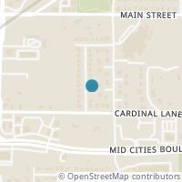 Map location of 6412 Westgate Drive, North Richland Hills, TX 76182