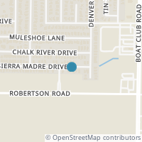 Map location of 6525 Sierra Madre Drive, Fort Worth, TX 76179