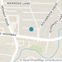 Map location of 4326 Margate Drive, Dallas, TX 75220