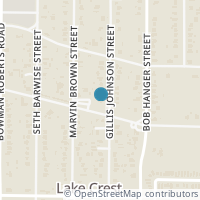 Map location of 7105 Gillis Johnson Street, Fort Worth, TX 76179