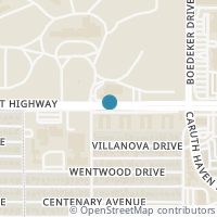 Map location of 7430 W Northwest Highway #6, Dallas, TX 75225