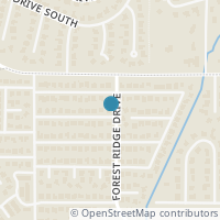 Map location of 1317 Briarhaven Dr, Bedford TX 76021