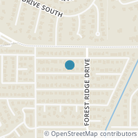 Map location of 1305 Briarhaven Drive, Bedford, TX 76021