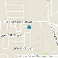 Map location of 3412 Crescent Court, Bedford, TX 76021