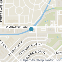 Map location of 3240 Lombardy Lane #107, Dallas, TX 75220