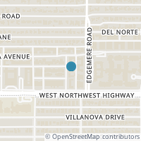 Map location of 8630 Baltimore Drive #8630C, Dallas, TX 75225