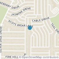 Map location of 7013 Bentley Avenue, Fort Worth, TX 76137
