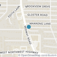 Map location of 4205 Rosa Court, Dallas, TX 75220
