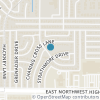 Map location of 8672 Flicker Lane, Dallas, TX 75238