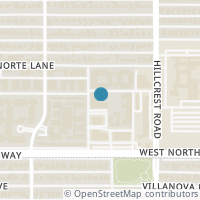Map location of 8616 Turtle Creek Boulevard #203, Dallas, TX 75225
