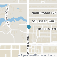 Map location of 8602 Preston Road #442, Dallas, TX 75225
