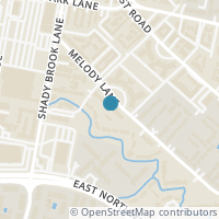 Map location of 6050 Melody Lane #139, Dallas, TX 75231
