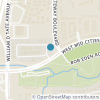 Map location of 2102 Black Bear Dr, Euless TX 76039