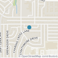 Map location of 8721 Charing Cross Lane, Dallas, TX 75238