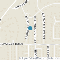 Map location of 4001 Spring Hollow Street, Colleyville, TX 76034