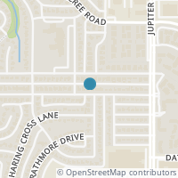 Map location of 11261 Cactus Ln, Dallas TX 75238