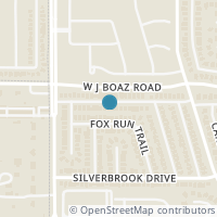Map location of 737 Bridle Trail, Saginaw, TX 76179