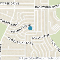 Map location of 7149 Fire Hill Drive, Fort Worth, TX 76137