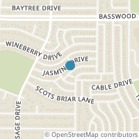 Map location of 4752 Jasmine Drive, Fort Worth, TX 76137