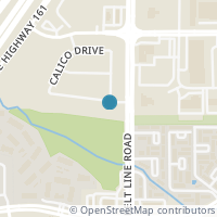 Map location of 3416 Begonia Ln, Irving TX 75038