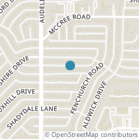 Map location of 9837 Chiswell Road, Dallas, TX 75238