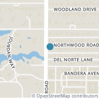 Map location of 6004 Northwood Road, Dallas, TX 75225